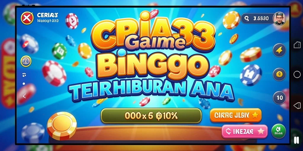 Tampilan permainan Bingo CERIA33 yang menarik dan penuh warna.