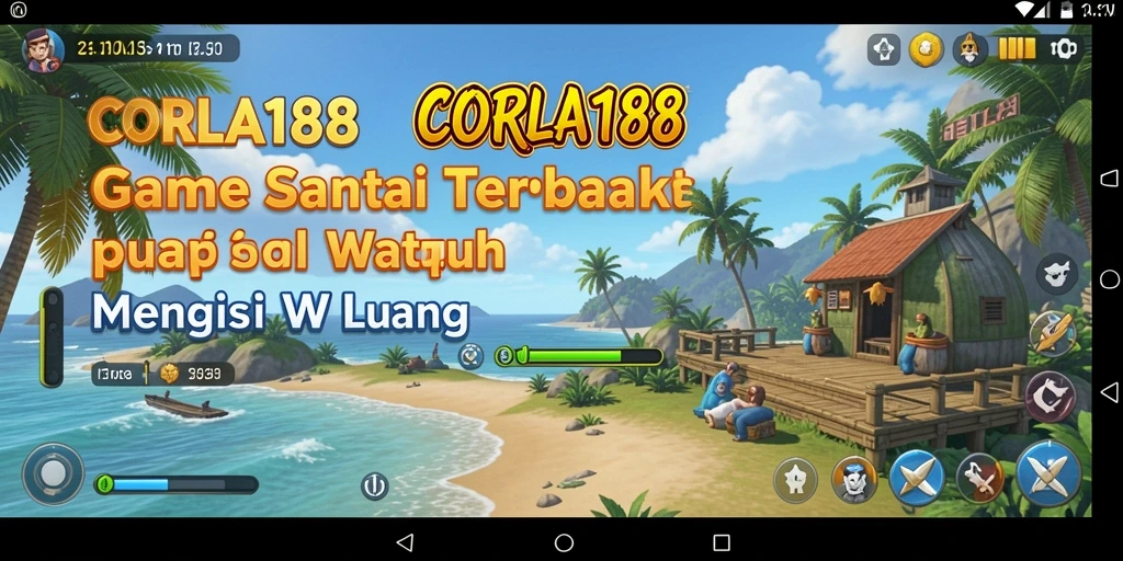 Tangkapan layar utama CORLA188 menunjukkan gameplay yang menyenangkan dan interaktif.