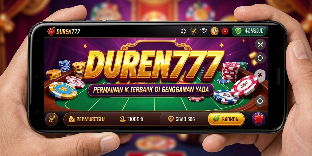 Tampilan gameplay seru DUREN777 dalam aplikasi Kasino.