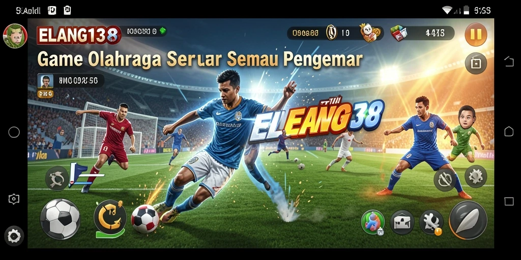 Tangkapan layar ELANG138 menampilkan aksi seru dalam permainan olahraga.