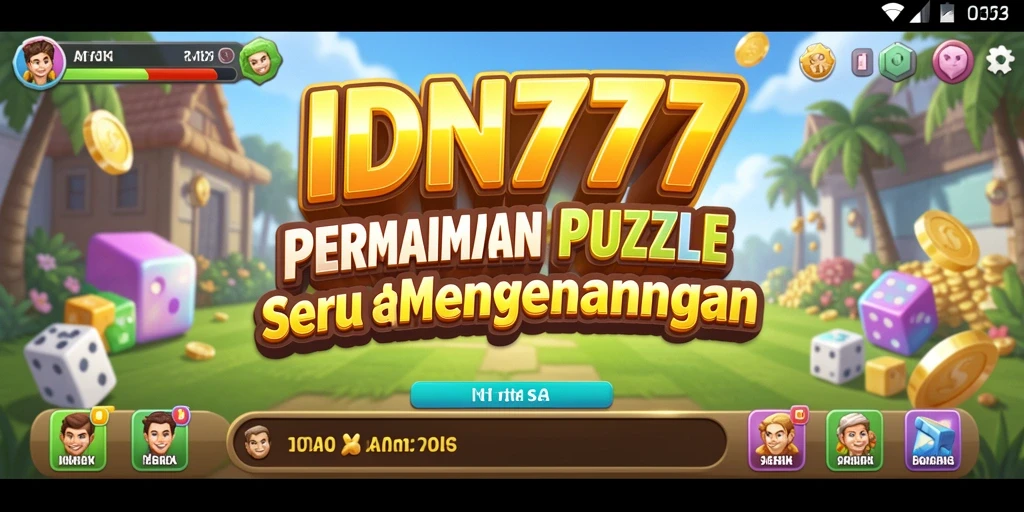 Screenshot gameplay IDN777 menampilkan serunya menyelesaikan teka-teki Puzzle.