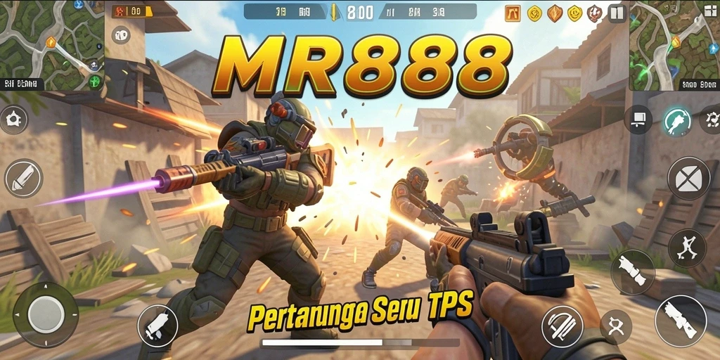 Screenshot gameplay MR888 yang menampilkan aksi seru dalam TPS.