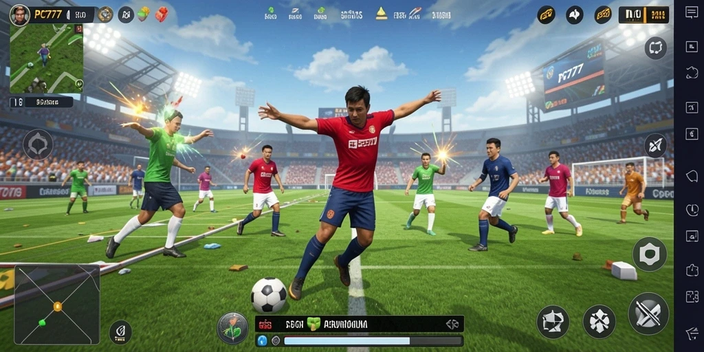 Tampilan menakjubkan dari gameplay olahraga di PC777.