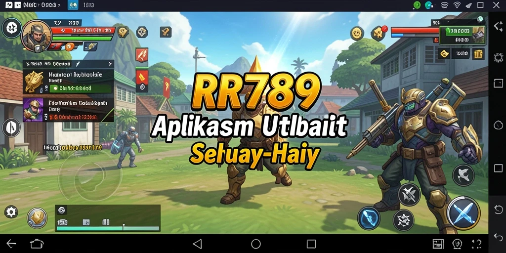 Tampilan antarmuka RR789 yang intuitif dan mudah digunakan.