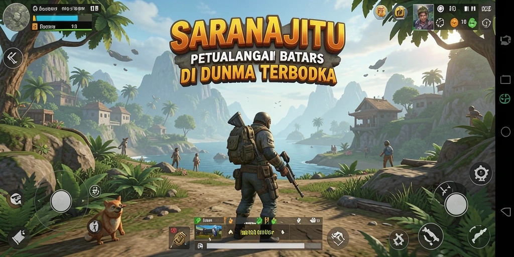 Gameplay SARANAJITU yang menampilkan petualangan di dunia terbuka dengan grafis menakjubkan.