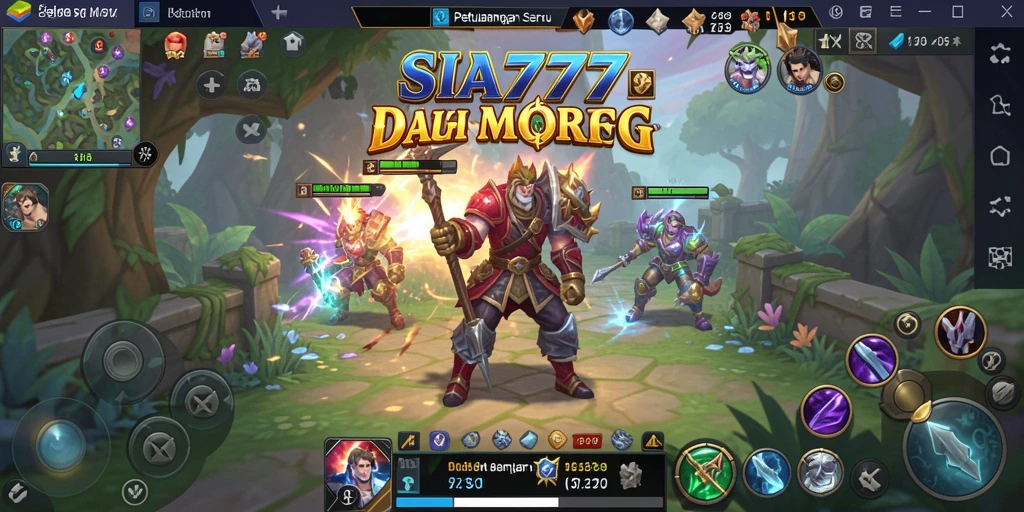 Tampilan gameplay menarik dalam dunia petualangan MMORPG.