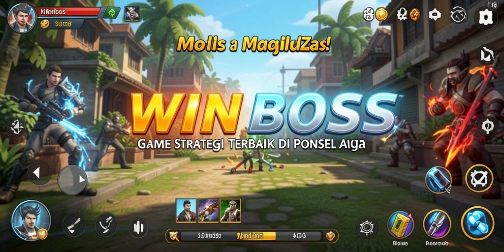 Tampilan menarik gameplay strategis WINBOSS.